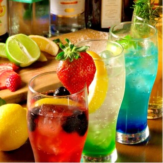 A wide variety of cocktails and sparkling beers ♪ All-you-can-drink plan for different purposes