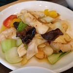 中華料理 正華 - 海鮮XO醤炒めアップ