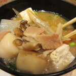ダテ カフェ オーダー - 味噌味の芋煮は宮城のアウトドア料理