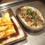 尾道 むらかみ - ずり、もやし炒め