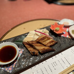 あなご料理 柊 - 焼物　焼穴子　蒸穴子