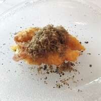 Shin Harada - 穴子とトウモロコシのフリット、夏トリュフ風味