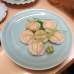季節料理 魚竹 - 帆立貝炙り