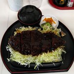 橋場食堂 - かつ重大盛