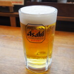 元車庫前丸宮中華そば - 生ビール