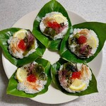 とおの屋 要 - 参考：海老満月柿の葉寿司を作って