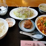 四川料理 蘭梅 - 麻婆豆腐定食(中辛)