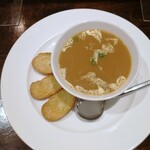 フランス地方料理レストラン MOMOKA - 今日は蟹のスープ