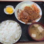 味里屋食堂 - ロース生姜焼き(650円)