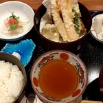 松月 - 天ぷら定食 (1,200円）