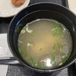 Niwatori Sanwa - 名古屋コーチン親子丼［コラーゲンスープ付］（¥1,080）