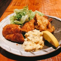 北新地 空海 - 伊勢地鶏 チキン南蛮＆ささみフライ