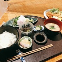 北新地 空海 - クエの空海定食 1500円