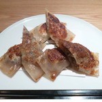 新中国料理 上杉 - スティック餃子三種盛り