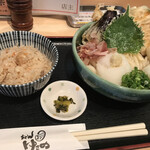 うどん ゆきの - 定食全体