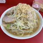 ラーメン二郎 - ラーメン(ニンニク、アブラ、カラメ)