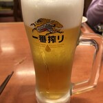 来来軒 - 生ビールは290円。