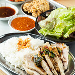 Khao Man Gai set meal