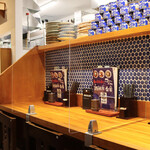 千里中央 海鮮食堂おーうえすと - カウンター席