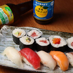 千里中央 海鮮食堂おーうえすと - 握り10貫