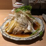 焼鳥 おみ乃 - 蒸し鶏