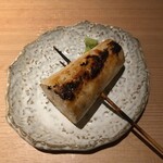 焼鳥 おみ乃 - 長芋（上から）