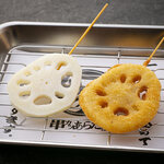 [Most popular vegetable skewer] Lotus root