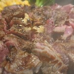 いきなりステーキ - ワイルドステーキ450㌘@¥1925+ランチセット¥220