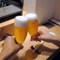 新宿 鮨 ふくじゅ - カンパ～イ♪