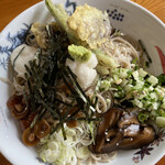 瀧不動生蕎麦 - 寒ざらし蕎麦　ぶっかけ