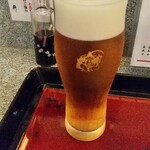 小柳 - 生ビール(エビスマイスター匠の逸品) 715円 ♪
