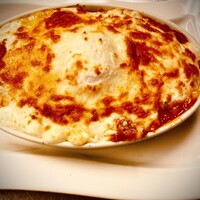 温泉玉子のボロネーズ<生パスタのラザニア仕立て>