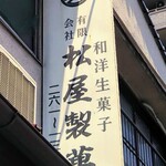 松屋製菓 - 看板