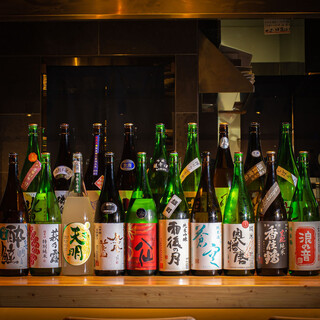 Carefully selected local sake from all over Japan, selected by the owner of the shochu advisor!