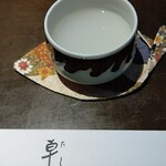 そば処 卓 - 蕎麦湯