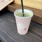 あけぼのカフェ - アイス抹茶ラテ
