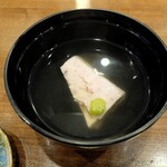 割烹 だいだい - 烏賊のあんぺいのお椀