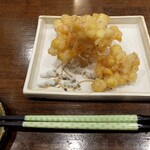 割烹 だいだい - 玉蜀黍のかき揚げ