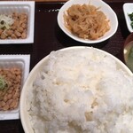 Nattou Koubou Sendaiya - 「納豆食べ放題定食」¥850-