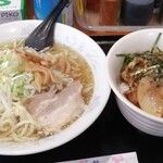 升亭 - 塩ラーメン、焼肉丼セット