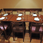 ガンヴィーノ - 個室のテーブル
