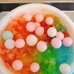 野口商店 - レインボーかき氷