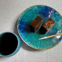 料亭菊水楼 - 冷たい焙じ茶と一緒に、いただきま〜す