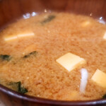 神田 天丼家 - 味噌汁