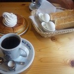 コーヒー（モーニングサービス付）とシロノワール