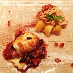 ペッシェ・ロッソ - デザートも最高♡特に、手前のいちじくのタルトがたまりませんでした
      (๑´ڡ`๑)