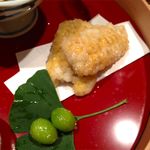 車力門 ちゃわんぶ - 北海道ピーターコーンと銀杏の素揚げ