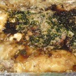 自分の肉玉お好み焼き脂キャベツ大盛りです