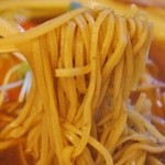 そば処 薬師 - 「カレー南蛮そば（温）」食べるところです(10/19UP)