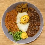 カレーのおじさま FISH - ２種コンボ(ビーフ・キーマ)